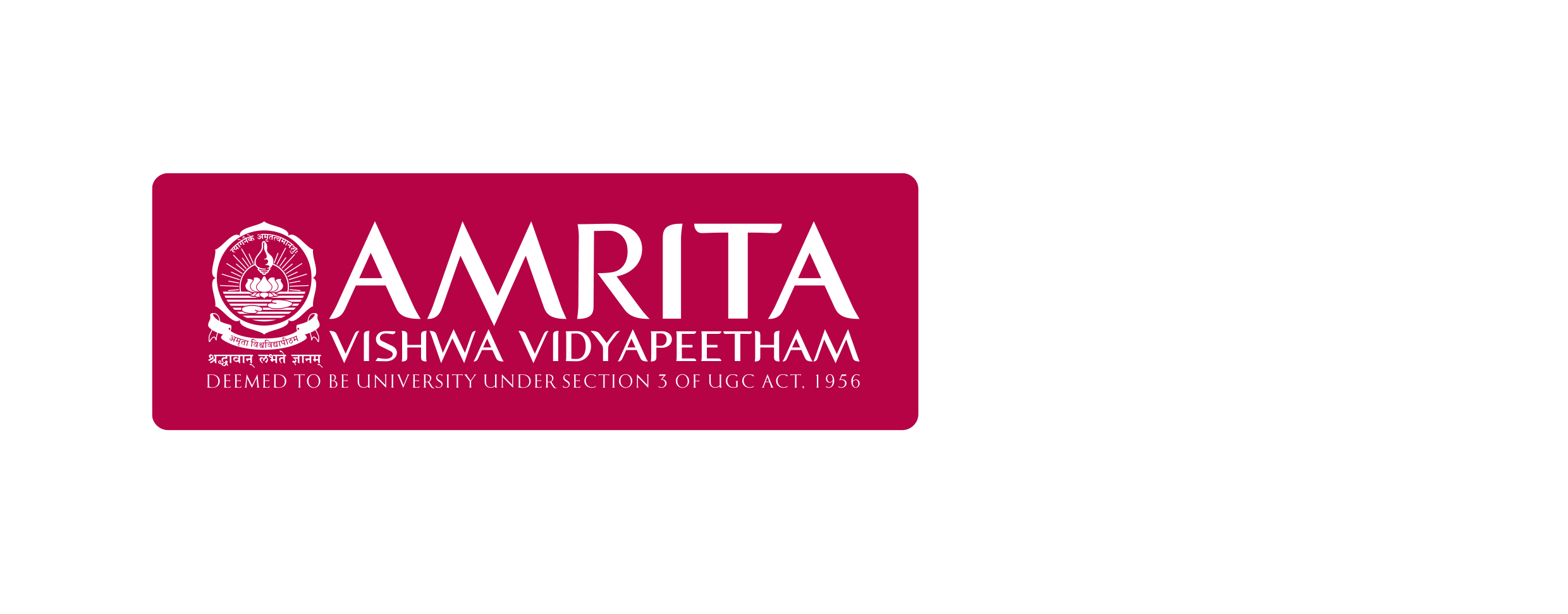 Amrita Vishwa Vidyapeetham college logo